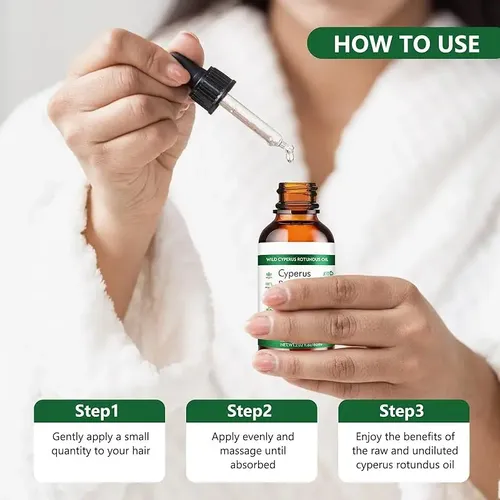 (oil De Cyperus Rotundus Natural, 60 Ml*3