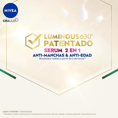 Serum Anti-acne Nivea Luminous 630 Anti-imperfecciones X30ml