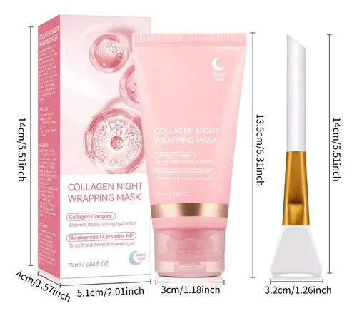 Máscara Facial Peel Off Colágeno 75 Ml X2 Todo Tipo De Piel
