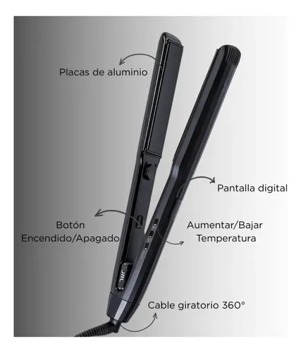 Plancha Straight And Curl Iron 4 Jrl