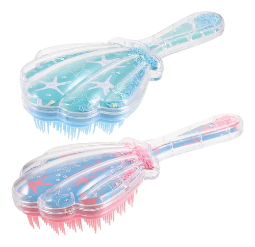 2 Cepillos Para El Cabello Tipo Paleta Antiestáticos