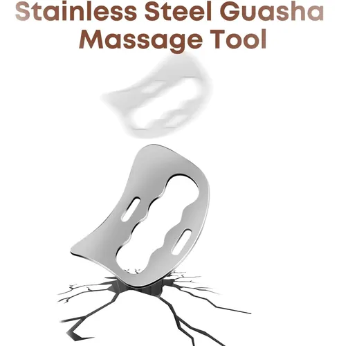 Set Gua Sha Acero Inoxidable Para Masaje Y Terapia