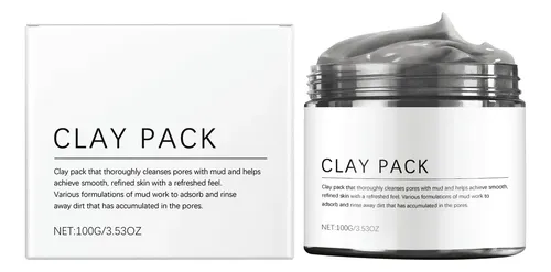 Mascarilla Facial Suavizante De Barro Para Limpieza Profunda