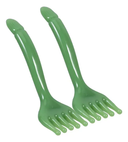 Masajeador De Cuero Cabelludo Manual 2 Uds. Antiestrés Gua