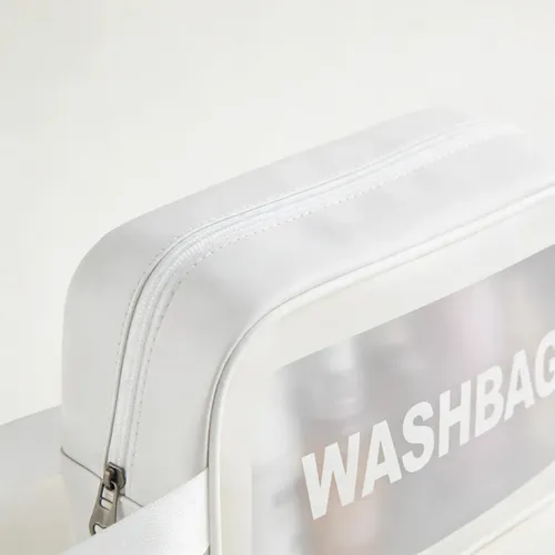 Neceser Viaje Maquillaje Portacosméticos Washbag Blanco Kit 3 Pcs