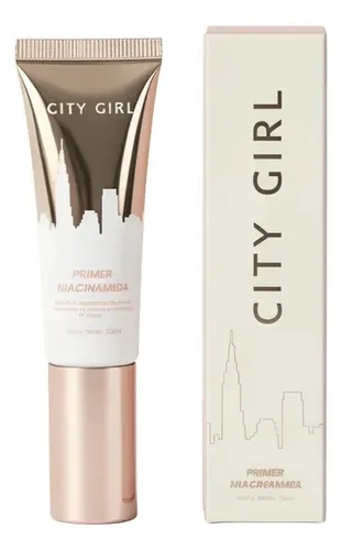 Primer Con Niacinamida City Girl – Minimiza Poros Maquillaje Sin Color
