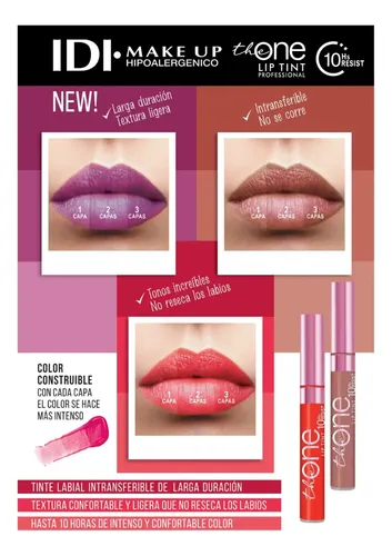 Idi The One Lip Tint Tinta De Labios Intransferible 10hs 5g