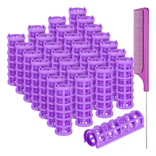 Syhood 28 Rodillos Para El Cabello, Rulos De Plástico