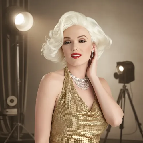 Peluca Marilyn Monroe. Cotillon Chirimbolos