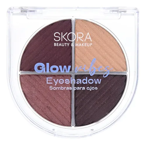 Paleta Sombras Para Ojos Glow Vibes Skora 4 Tonos