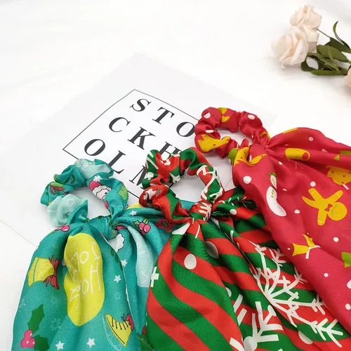 3 Piezas Diadema De Pelo Con Patrón Navideño