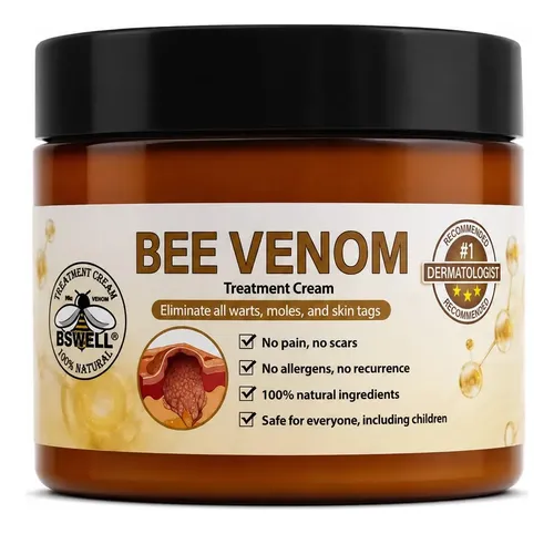 Crema Bee Venom Para Eliminar Verrugas Y Lunares 50g
