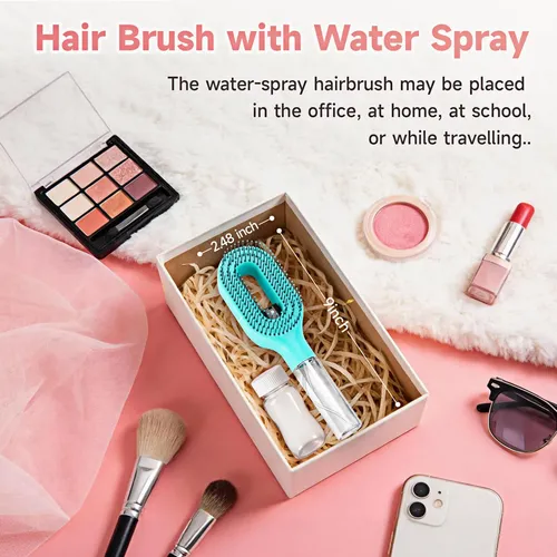 Mister Hair Brush – Cepillo Pulverizador De Niebla Y Polvo