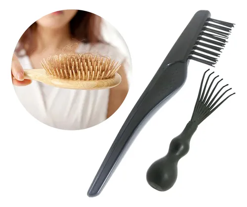 Paquete De 2 Mini Cepillo De Pelo Herramienta De Limpieza