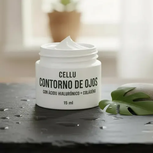 Contorno De Ojos Ácido Hialurónico Para Ojeras Arrugas Crema