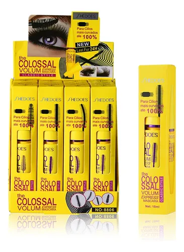 Kit Rimel Shedoes 4 Cepillos, Impermeable, Largo, Voluminoso