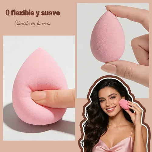 P/j Set 14 Esponjas Para Maquillaje Tipo Beauty Blender