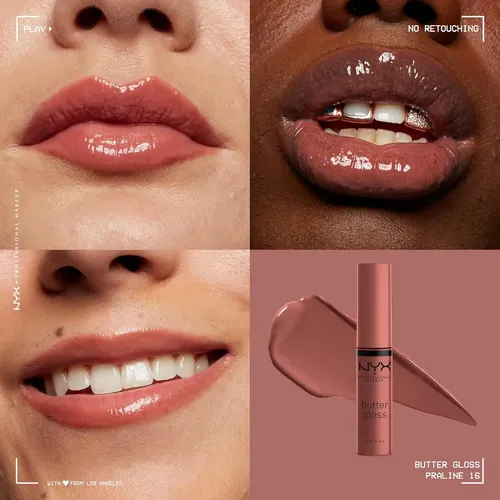 Nyx Professional Makeup Butter Gloss, Non-sticky Lip Gloss
