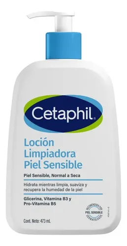 Loción Facial Cetaphil Limpiadora Para Piel Sensible 473 Ml