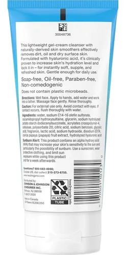 Limpiador Facial Exfoliante Neutrogena Hydro Boost 3x142g