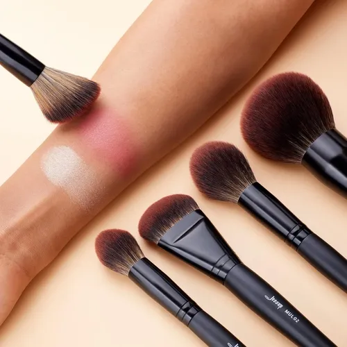 Set De Brochas Para Maquillaje Jessup , 5 Piezas
