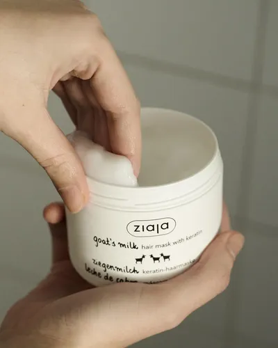 Mascarilla Capilar Ziaja De Leche De Cabra Fortalecedora Con