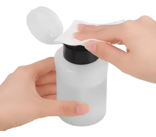 Dosificador De Liquidos De 250ml  A Presion Para Manicurista