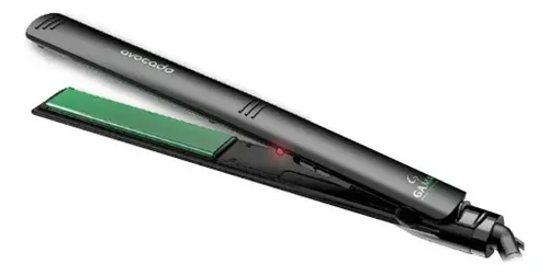Gama Plancha Avocado Ceramic Ion + Nano Silver Color Negro Con Verde