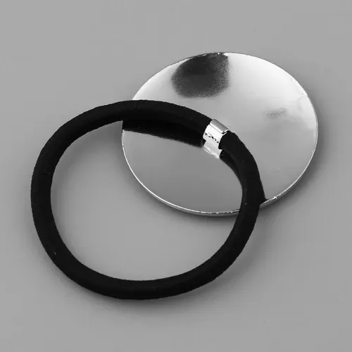 Cabellero Elástico Accesorios Para Peinado Plata 1