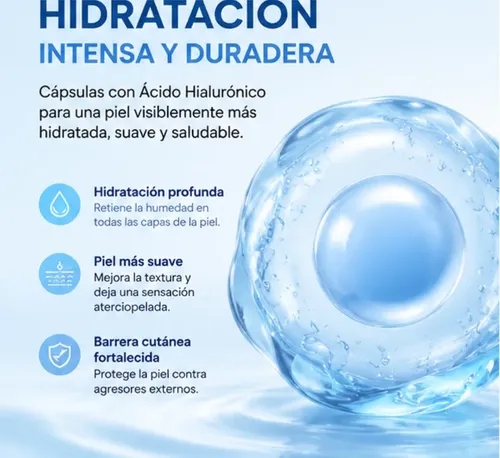 Dcvvdxcreme Crema Hidratante De Cápsulas Con Ácido Hialuróni