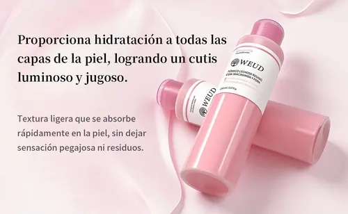 Tónico Hidratante Antiarrugas Iluminador Pdrn Weud Coreano