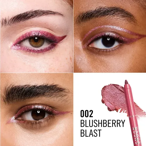 Delineador De Ojos Shimmer Shock Rimmel Tono 002 Blushberry