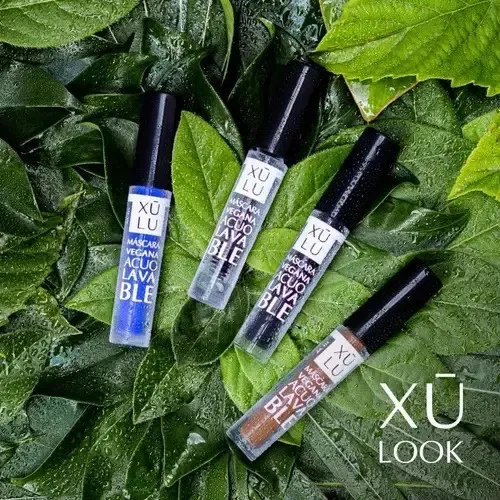 Máscara Para Pestañas Acuolavable Xúlu Cosméticos Negro Gel Color Transparente