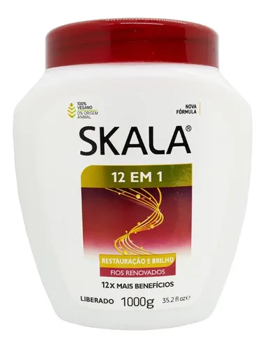 Mascarilla Capilar 12 En 1 Restauración Y Brillo 1kg Skala