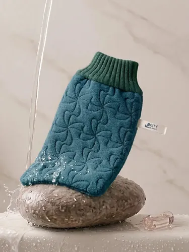 Guante De Baño Molinete Azul