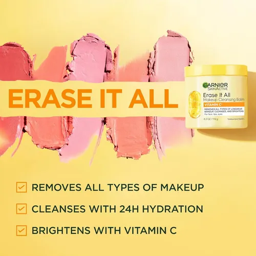 Garnier Bálsamo Limpiador De Maquillaje Con Vitamina C 1