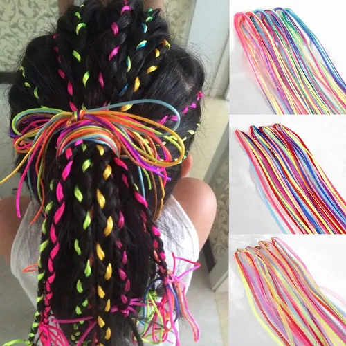 (d) Color Cuerda De Pelo Trenzado For Niños Y Niños, Tibeta