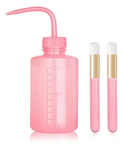 Set De Cepillos De Champú Para Pestañas Mekupeu Con Botella