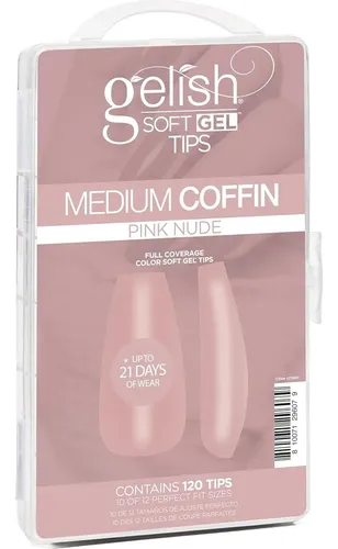 Uñas Postizas Gelish Nude Soft Gel 120