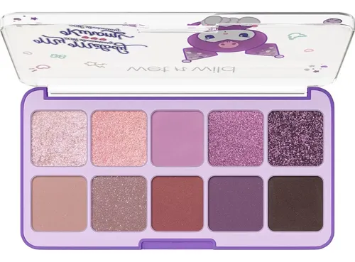 Paleta De Ojos Y Rostro Wet N Wild My Melody Kuromi 10 Tonos