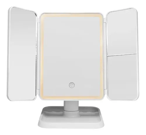 Jessamy Espejo Con Luz Led Fria Calida Maquillaje Usb