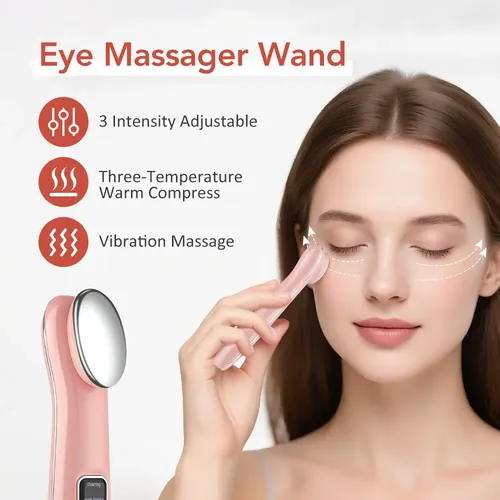 Dispositivo Facial Vibratorio Con Masajeador En Compresa Eye