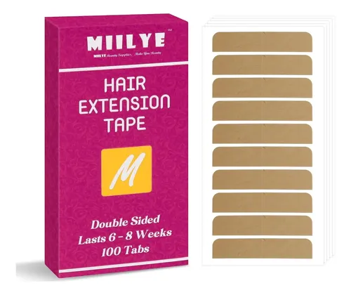 Cinta Para Extensiones Miilye 100 Pestañas, Doble Cara