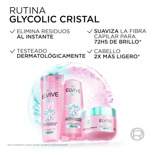 Acondicionador Elvive Glycolic Cristal 400ml