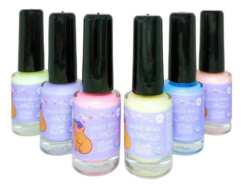Esmalte Lavable Infantil Luyagus 6ml Colores – Anmat Color Verde