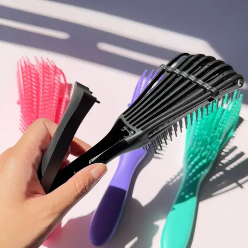 Cepillo Para Rulos Tipo Caracol Definición Cabello Curly