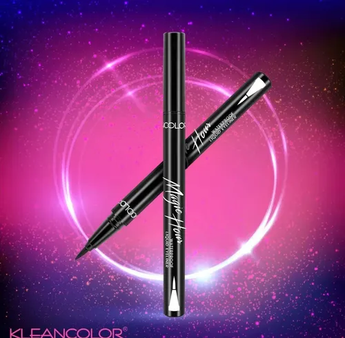 Delineador Líquido Negro Klenacolor Waterproof Larga Duración
