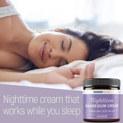 Loción De Magnesio – Crema De Magnesio De Noche – Aplicar So