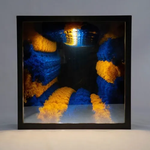 Luz Led Espejo Infinito 3d Sensorial Para Pared