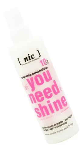 Nic All You Need Is Shine Acondicionador 10 En 1 Brillo 3c